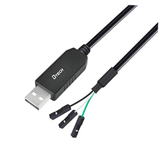 USB to TTL Serial Cable 3.3V 3 Pin TX RX Signal UART Adapter 3ft 3 pin 3.3V