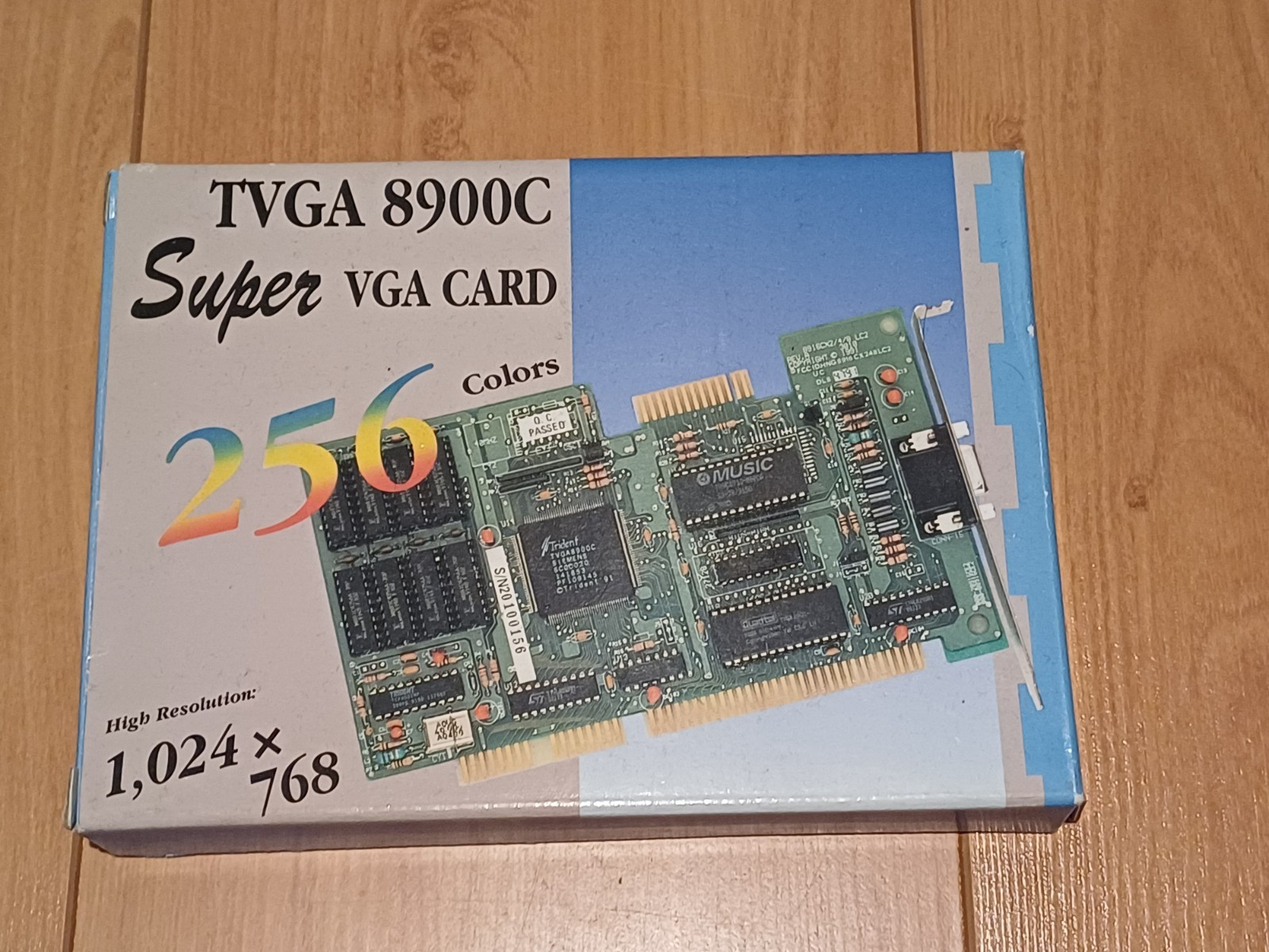 Trident Tvga 8900c Super VGA Card 1MB - NEW