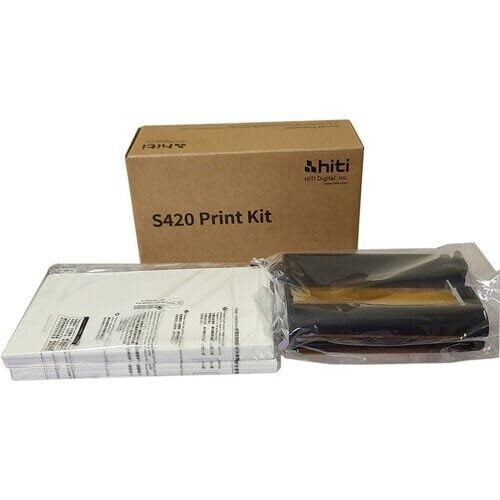 2 Pack Of Hiti 4 x 6" 100 Prints Paper and Ribbon Print Kit for S420 Printer