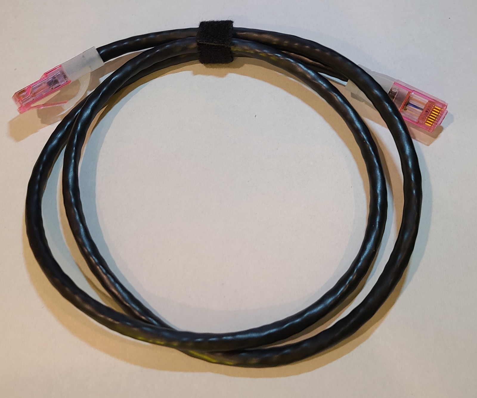 Allen Tel Cat6 Patch Cable - Black - 3ft