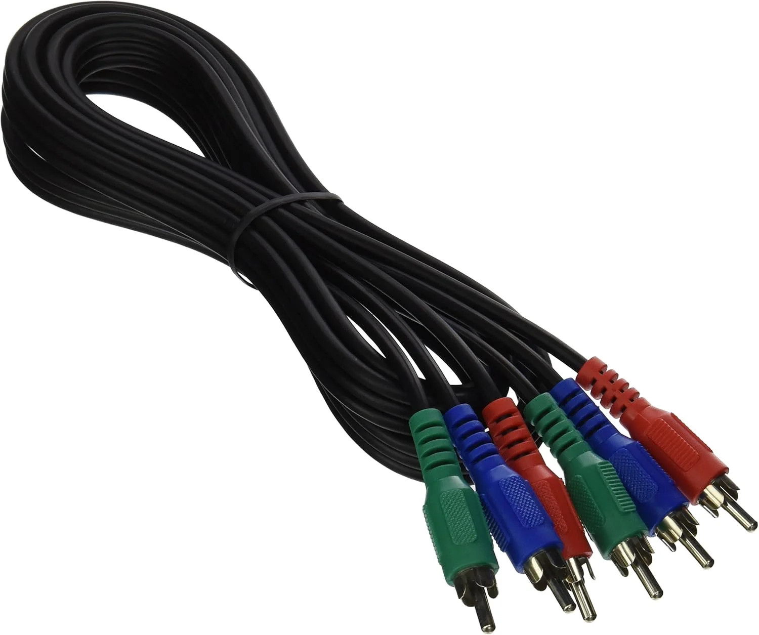 C2G 40957 RCA Component Video Cable - Value Series, Black (6 Feet, 1.82 Meters)
