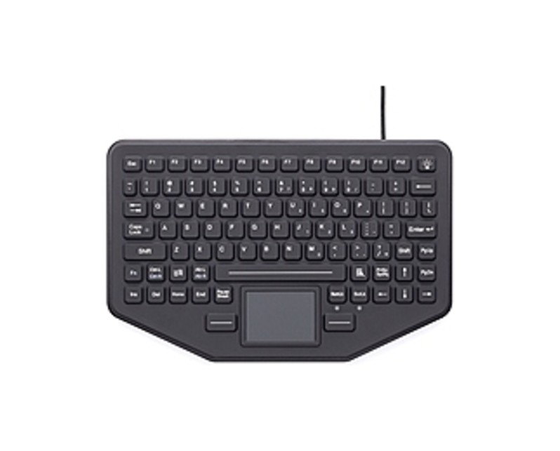 Keyboard iKey SkinnyBoard SB-87-TP-M Rugged Mobile Keyboard with Touchpad for