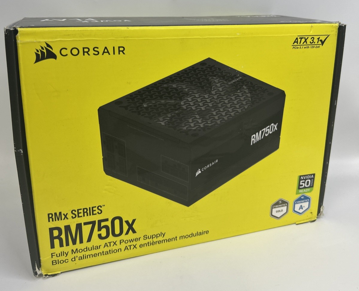 CORSAIR RM750x ATX Power Supply Fully Modular ATX 3.1 PCIe 5.1 *NEW*