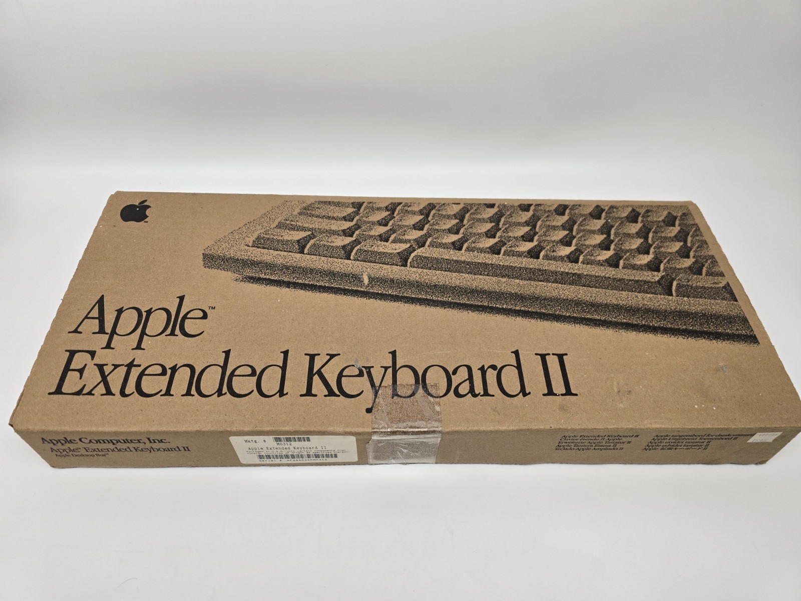 Apple Extended Keyboard II Vintage Keyboard with Original Box & Cable