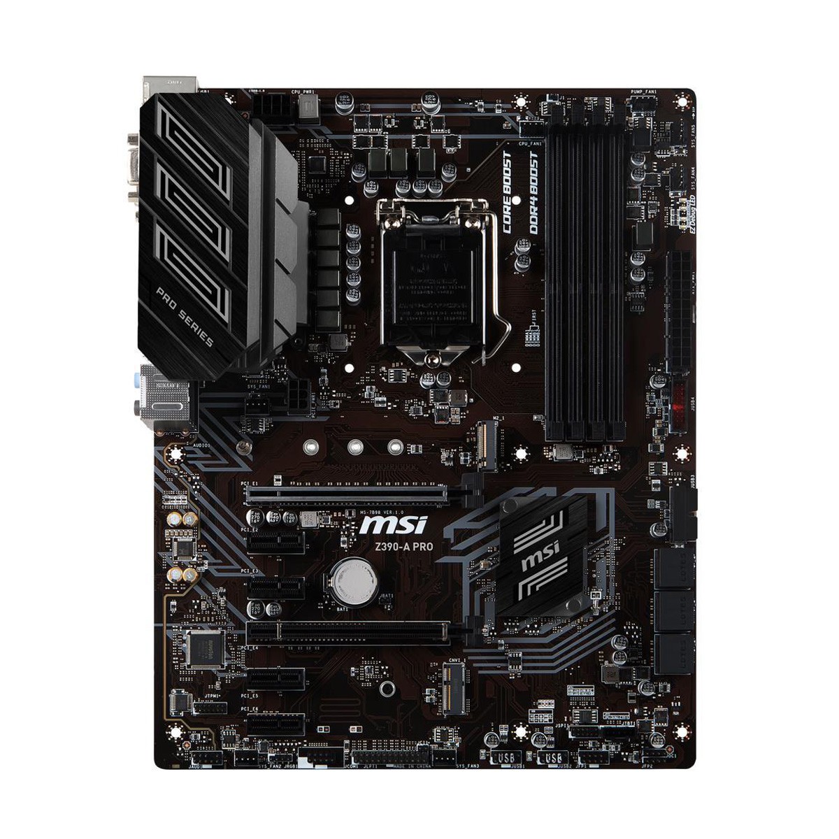 MSI Z390-A PRO LGA 1151 DDR4 300 Series Intel Z390 SATA 6Gb/s ATX Motherboard