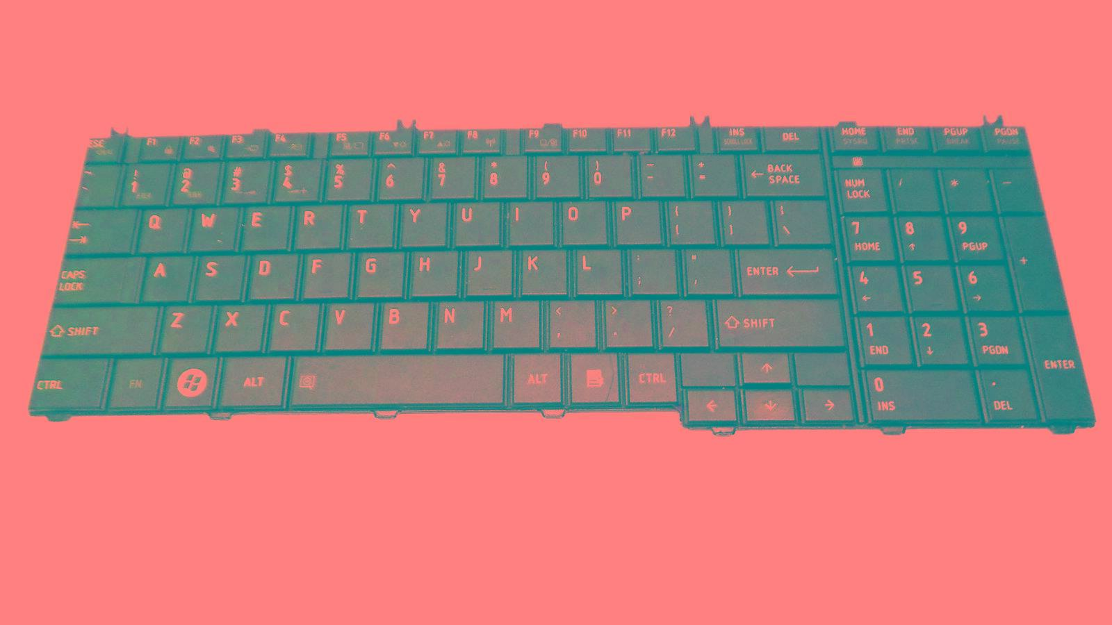 Genuine Toshiba Satellite C655-S5212 - Black US Keyboard - V000210270 / Tested