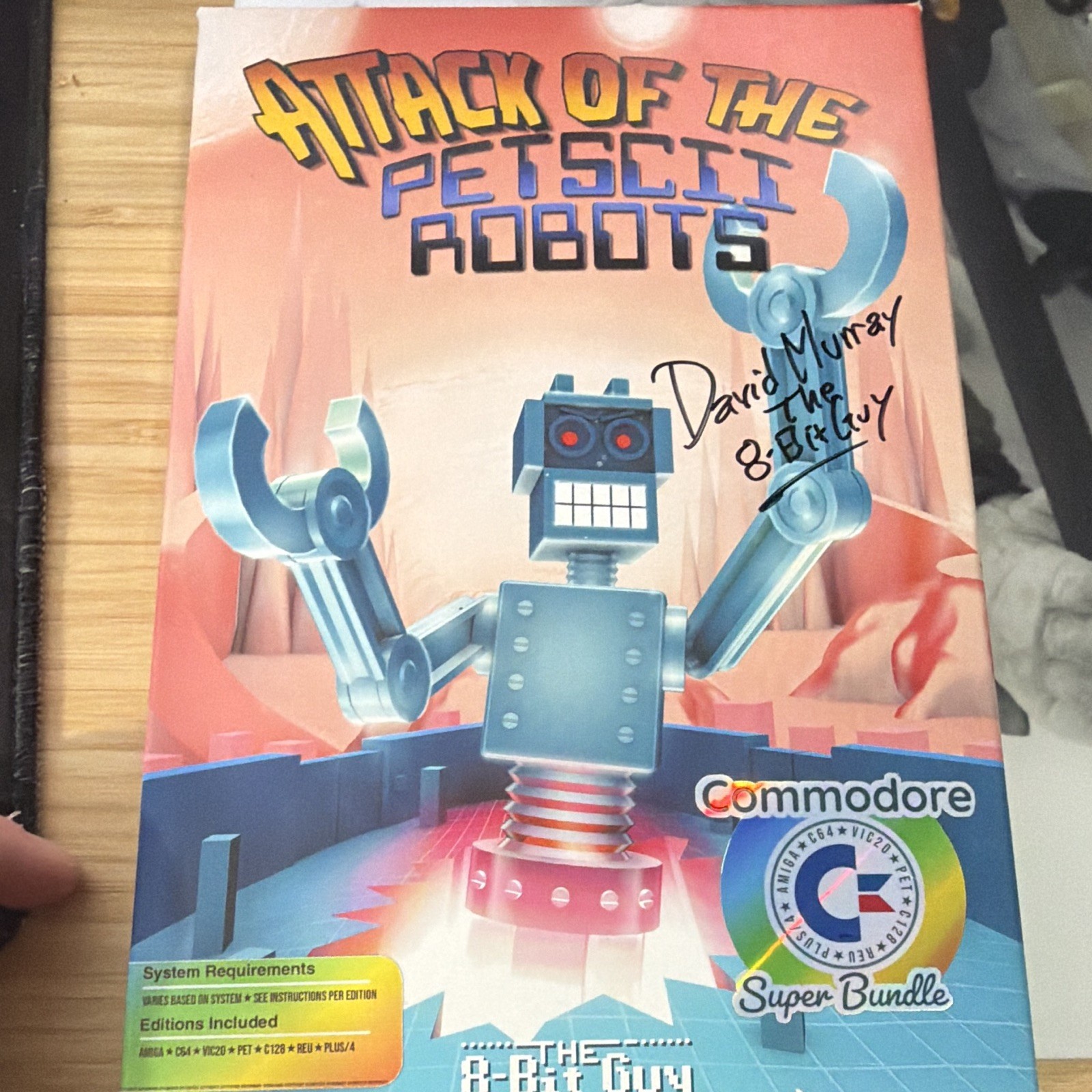Rare Attack of the PETSCII Robots Commodore Super Bundle Signed and complete.  