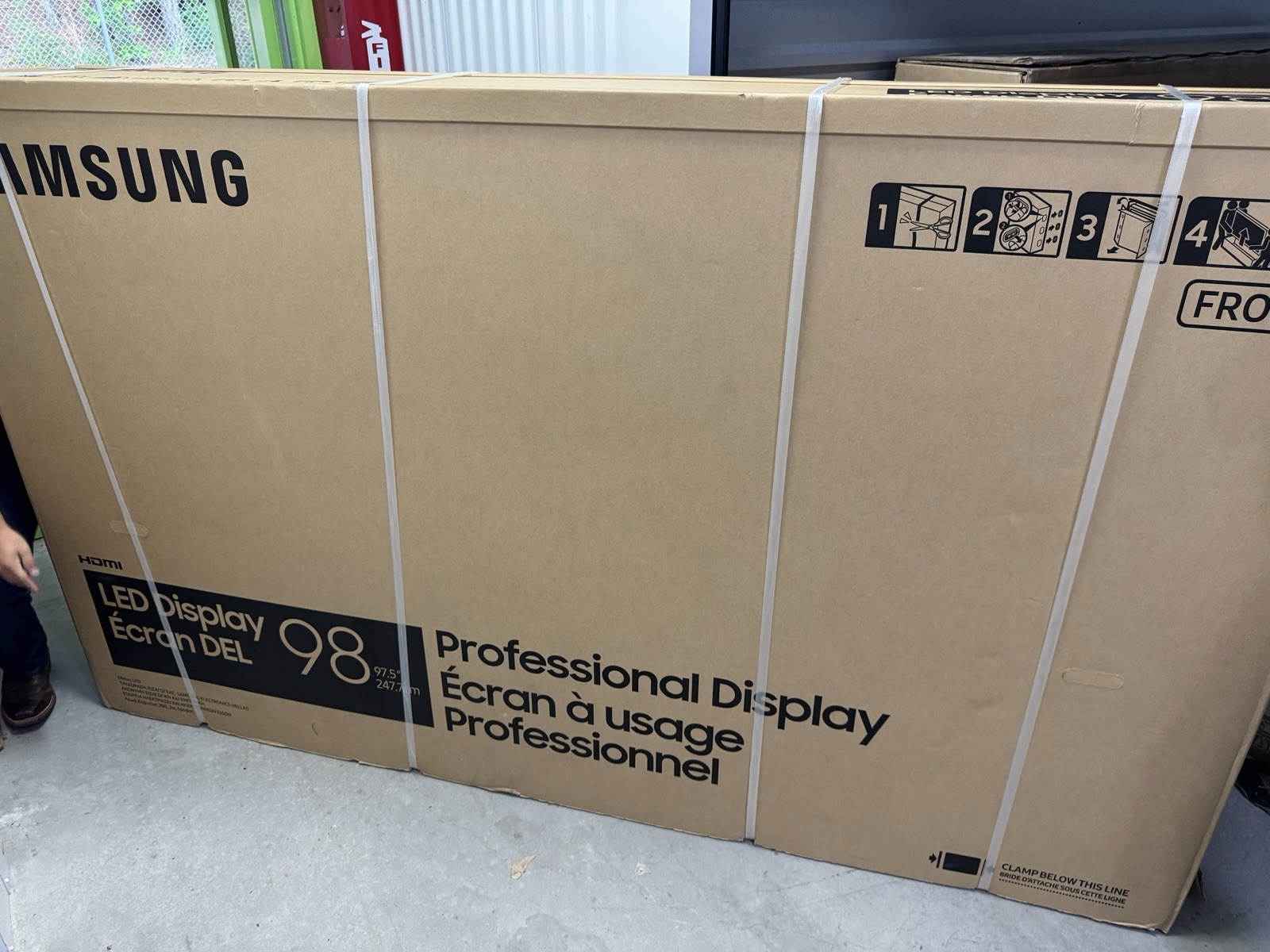 98" Samsung QM98T-B 4K UHD LED Signage Display QM98T-B