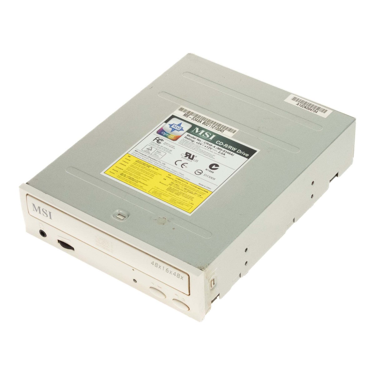 Internal Drive Burner MSI CR48-A MS-8348A CD-R/RW Drive IDE 5.25 Inch