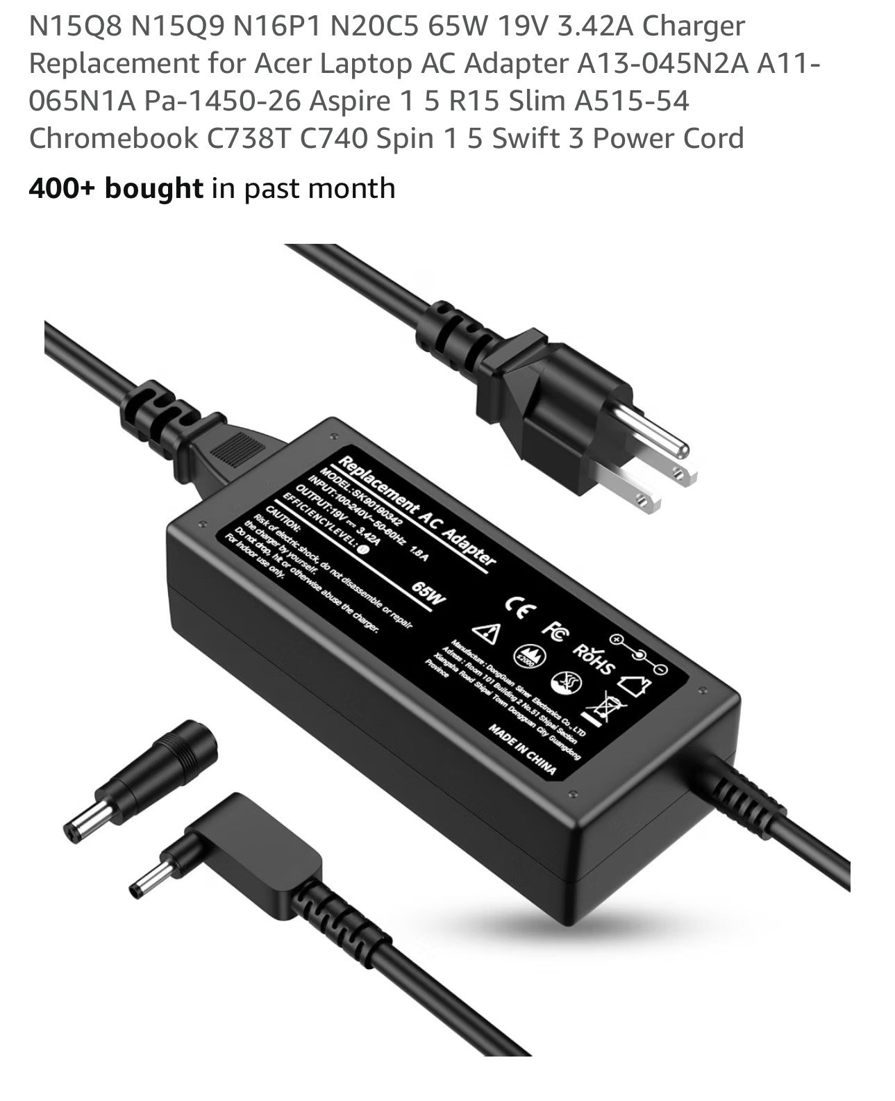 AC Adapter Laptop b33