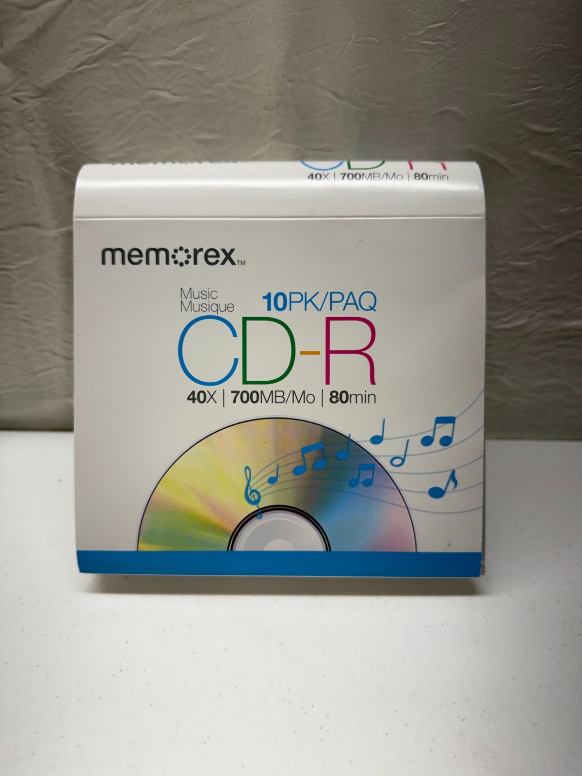 Memorex Music CD-R 80 min 700MB Blank Media Discs Slim Jewel Cases Lot of 7