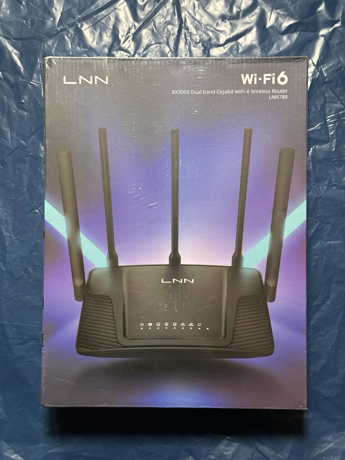 LNN-AX3000 WiFi 6 Router, No App Required Dual-Band Wireless