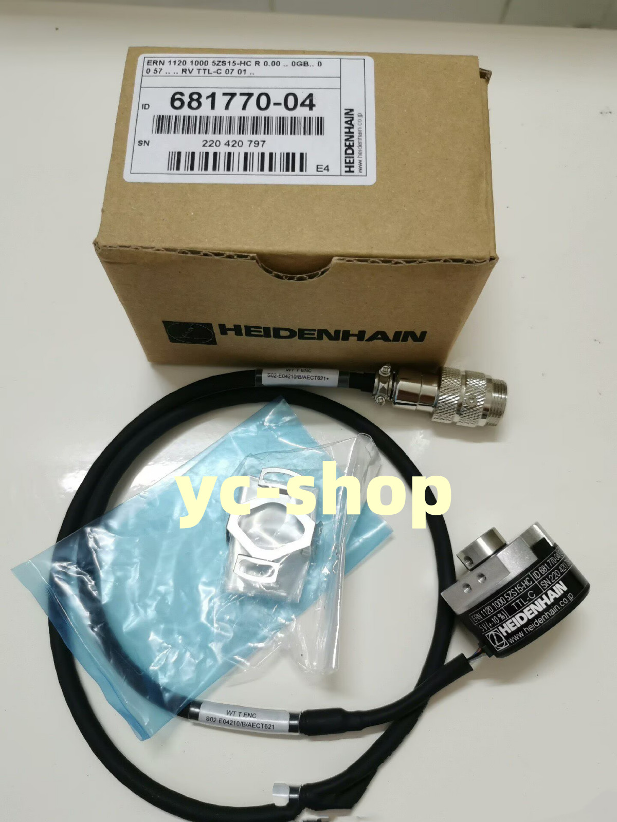 New Heidenhain ID:681770-04 encoder via FedEx or DHL