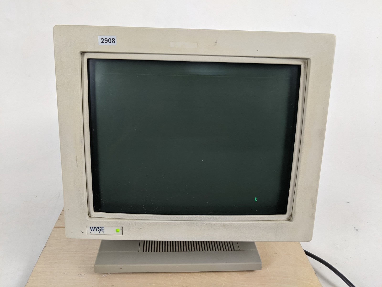 Wyse WY-150 12" CRT Terminal Monitor Vintage For Parts or Repair