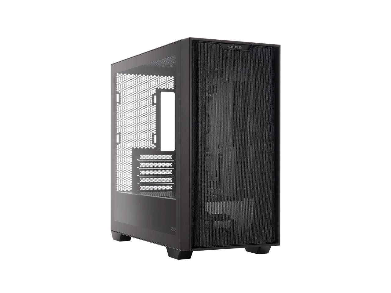 ASUS A21Black Micro ATX Computer PC Case Steel / Plastic / Tempered Glass