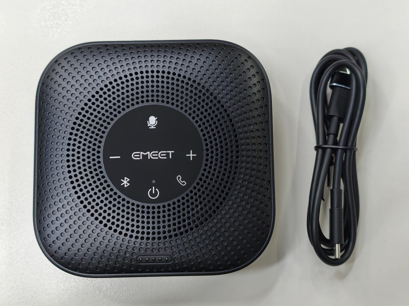 EMEET M0 Plus Conference Speaker and Microphone, 4 Mics 360° Voice Pickup