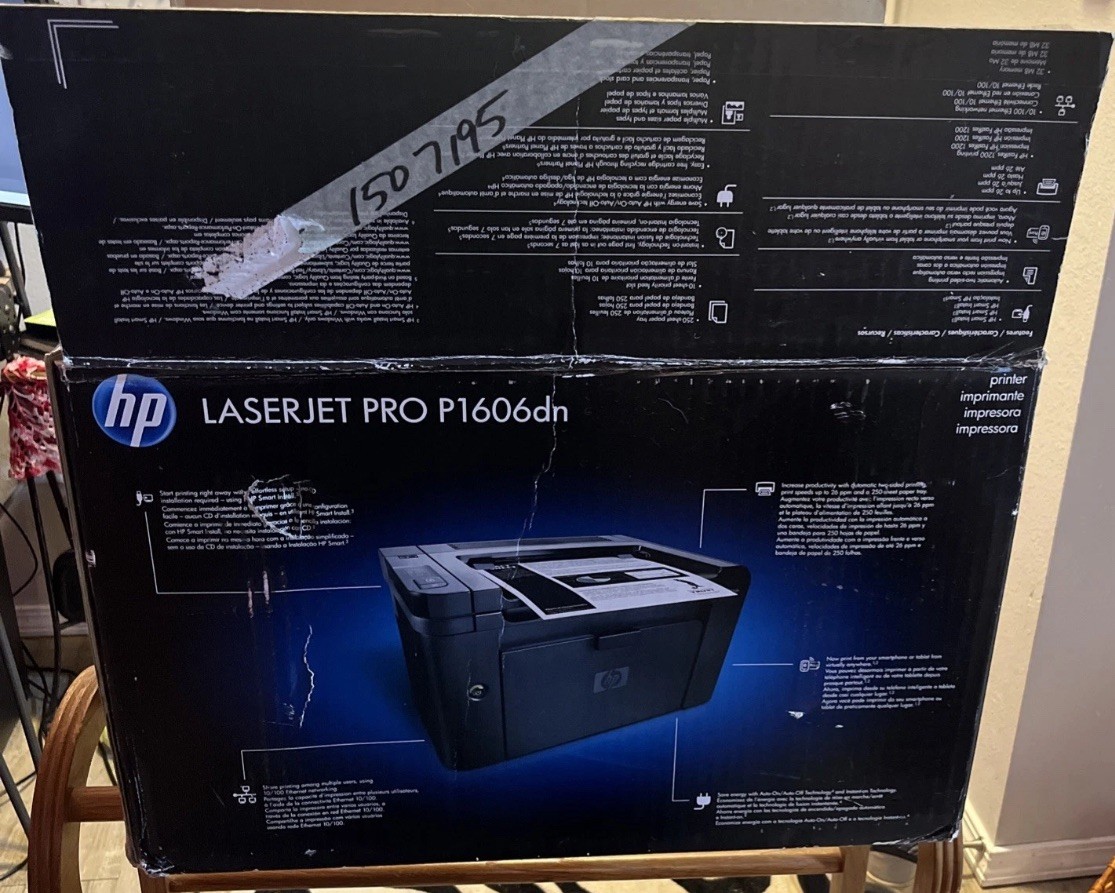 New HP CE749A LaserJet P1606dn Professional Printer