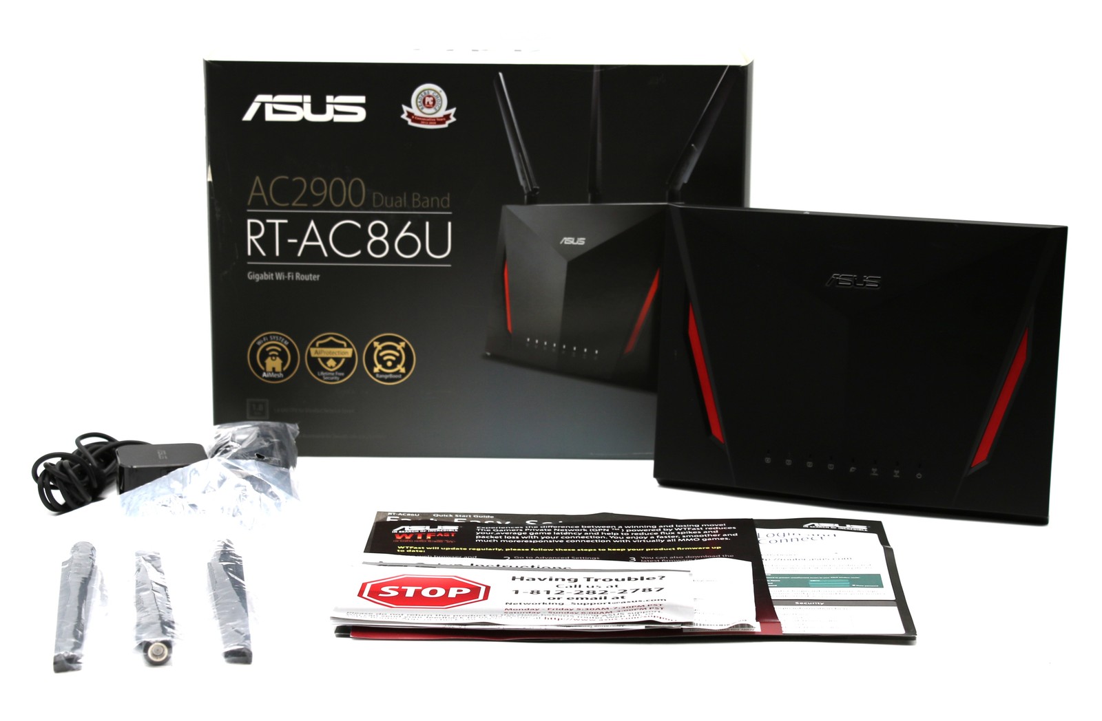 ASUS - Dual Band WiFi 6 - Gaming Router - 802.11ax - Mobile Game Mode