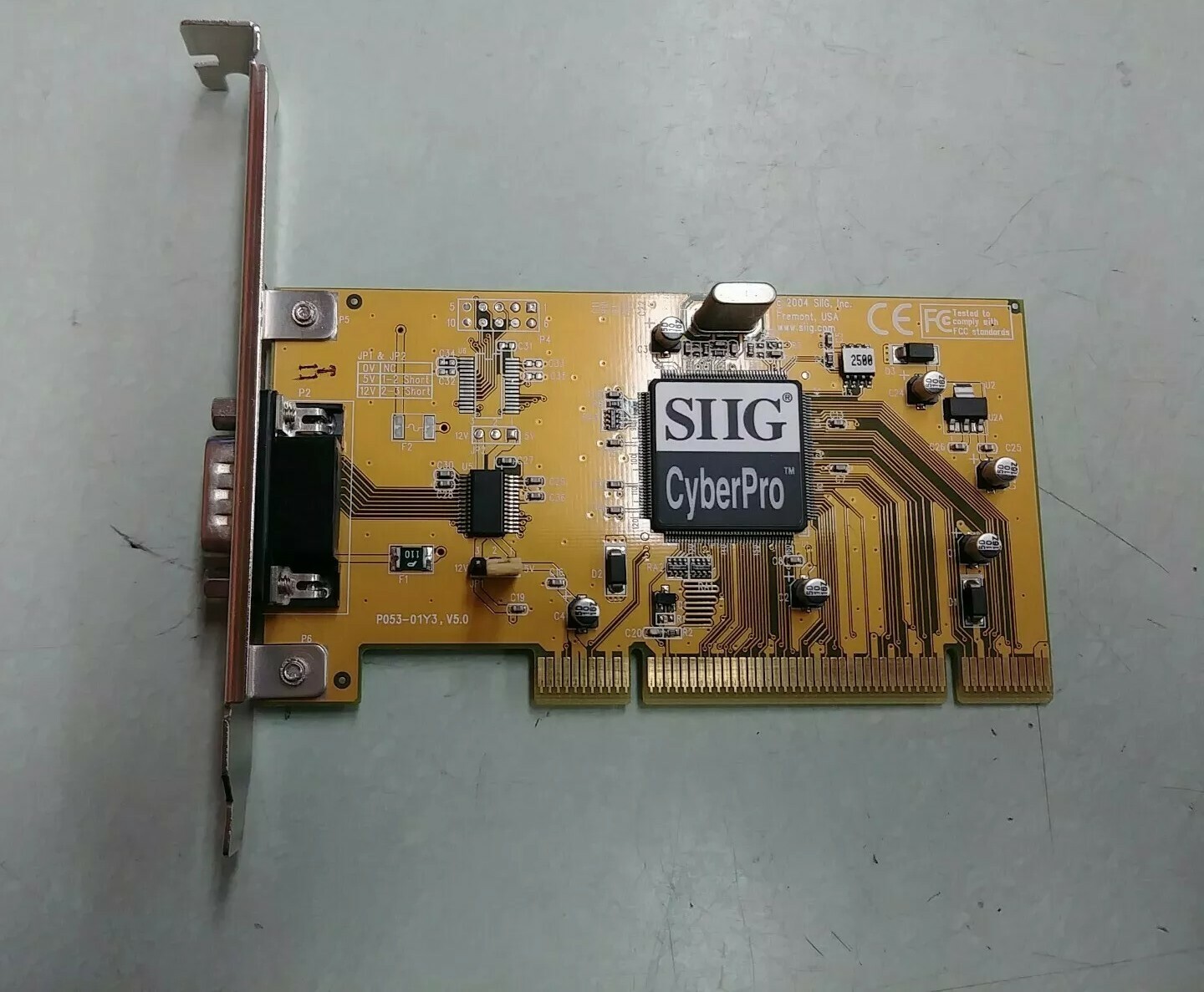 SIIG JJ-P01012 CyberPro Port PCI Expansion Card P053-01Y3 V5.0