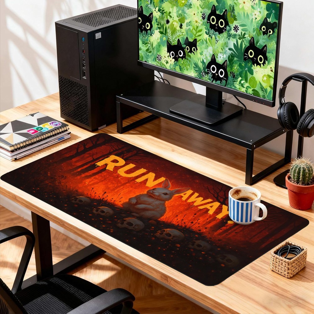Extra Large Gaming Mouse Pad with Extended Keyboard Protection, 1pc XXL Mouse