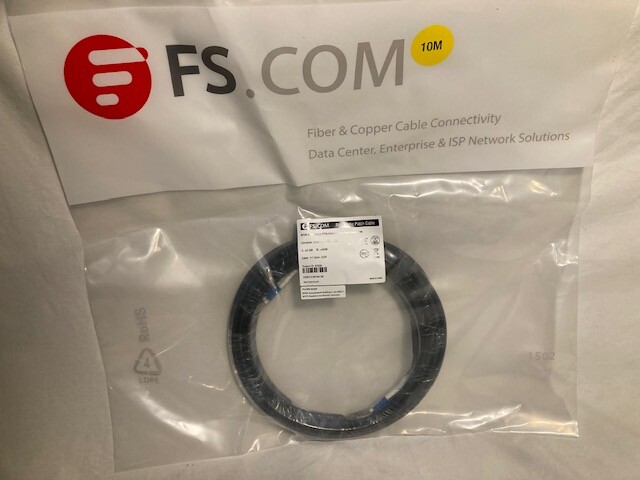 10M Field Outdoor Fiber Cable FTTA 9/125 Single Mode Fiber Patch Cord - NEW