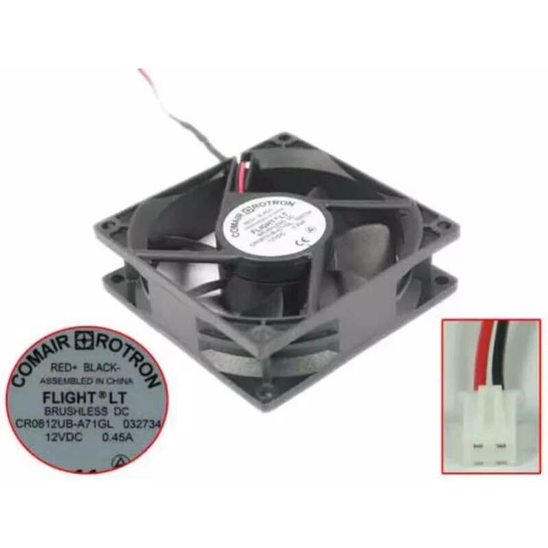 Comair Rotron CR0812UB-A71GL Server Cooling Fan DC 12V 0.45A 80x80x25mm 2-Wire