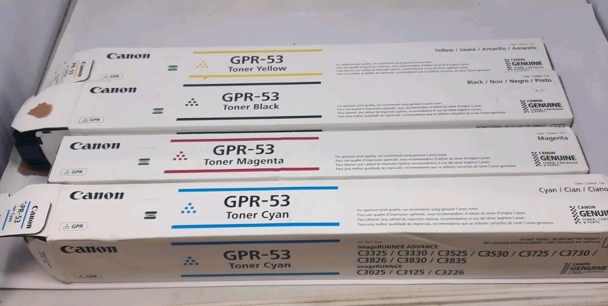 Canon GPR-53  Toner Set CMYK - OPEN BOX