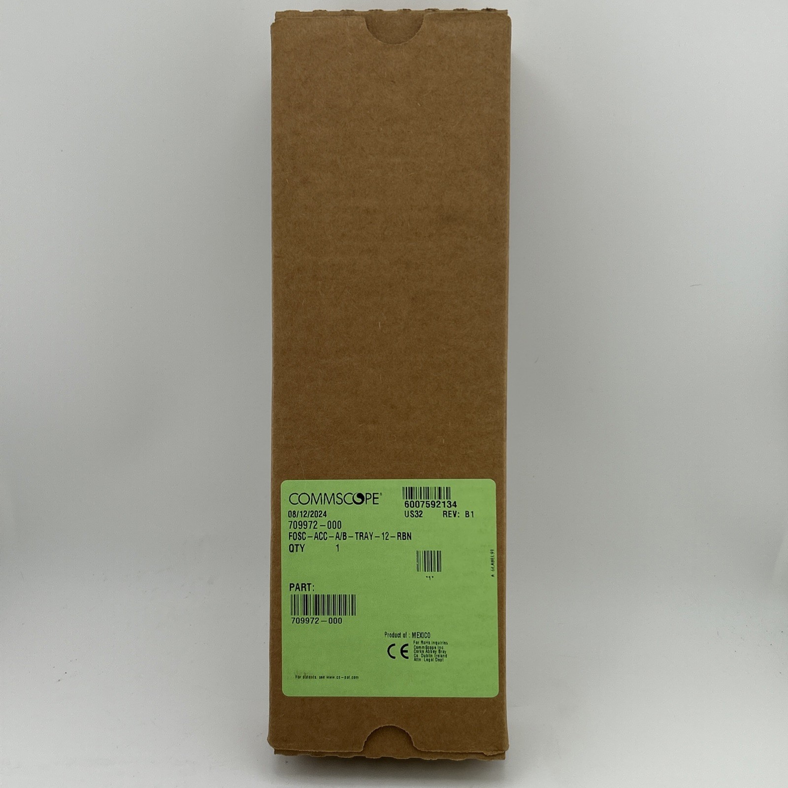 CommScope 709972-000 FOSC-ACC-A/B-TRAY-12-RBN Splice Tray