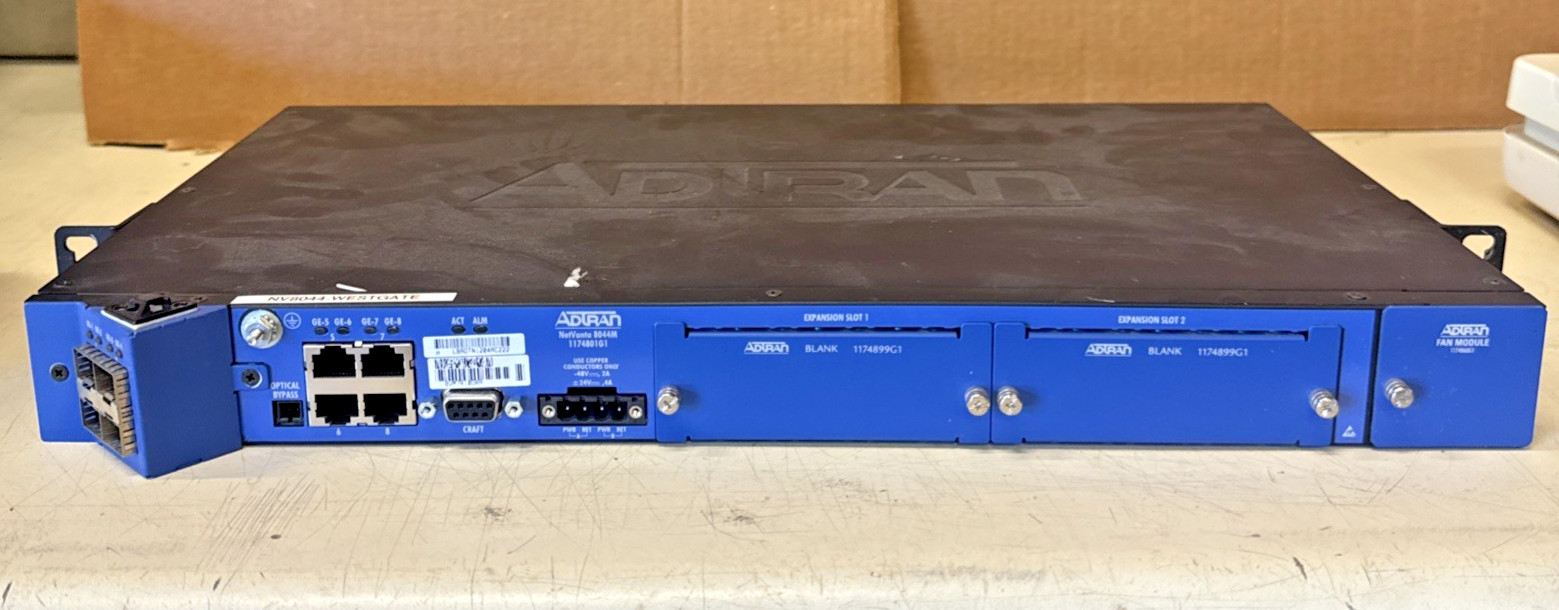 ADTRAN NetVanta 8044M Fiber NTE Router  port 1174801G1 *UNTESTED- AS IS*  be43