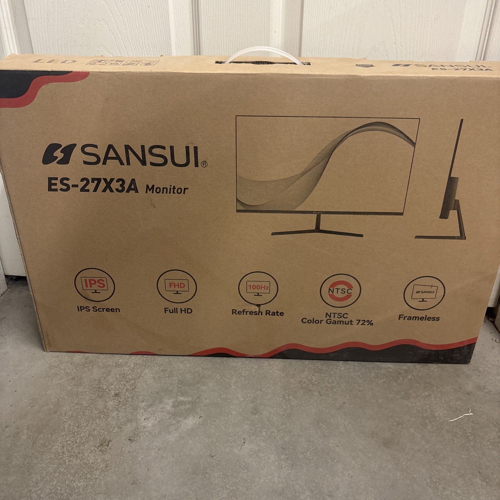 Sansui ES-27X3A 27 Inch IPS Screen Frameless Full HD 100Hz LED Computer Monitor✅