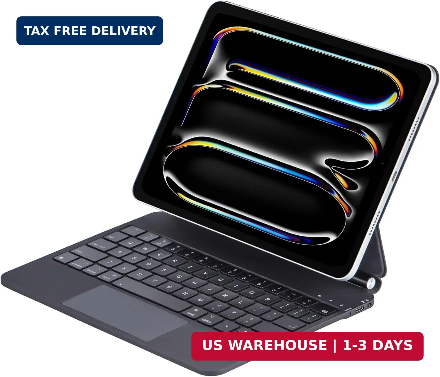 InUnion Magic Keyboard for iPad Pro 13 (M4 M5) 2024 2025, Bluetooth Magnetic Key