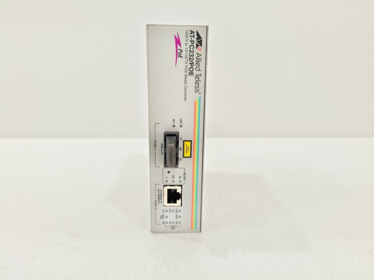 ALLIED TELESIS AT-PC232/POE  FAST ETHERNET MEDIA CONVERTER NEW WITHOUT BOX