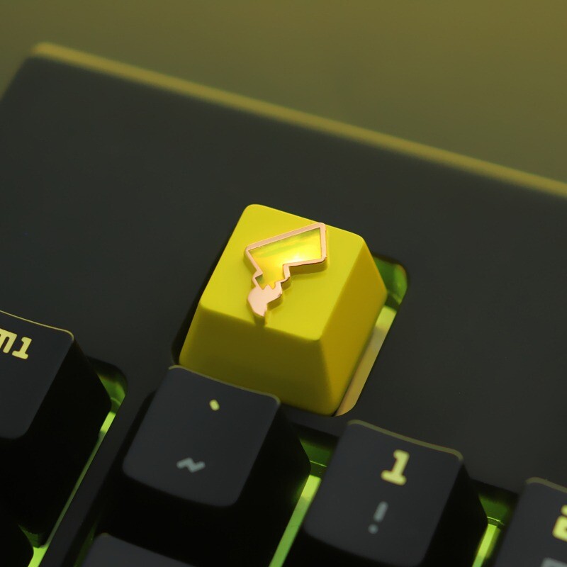 Pokemon theme keycap Pikachu's Tail Key cap for Cherry MX Mechanical Keyboard