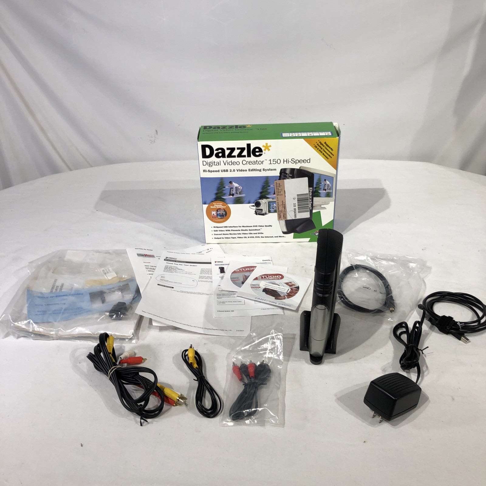 DAZZLE DVC 150 | VHS to Digital Converter | Pinnacle USB Capture | CIB + Manuals