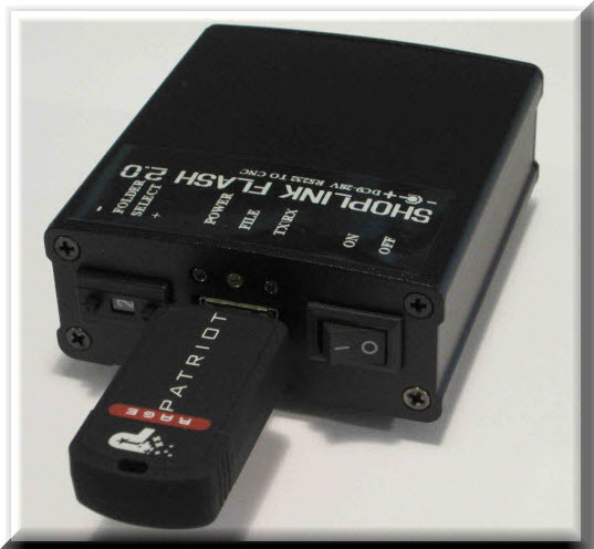 Fanuc USB FLASH memory upgrade for Fanuc CNC, Read-Punch-Drip feed thru RS232