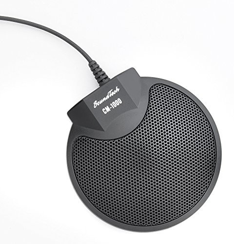 Microphone 3.5mm Jack Omni-Directional Conference Mic for PC/Mac