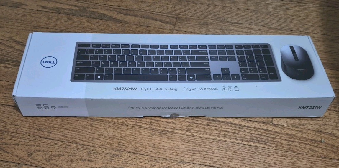 Dell Premier Wireless Keyboard & Mouse Set (KM7321W) OEM Bluetooth & USB Dongle