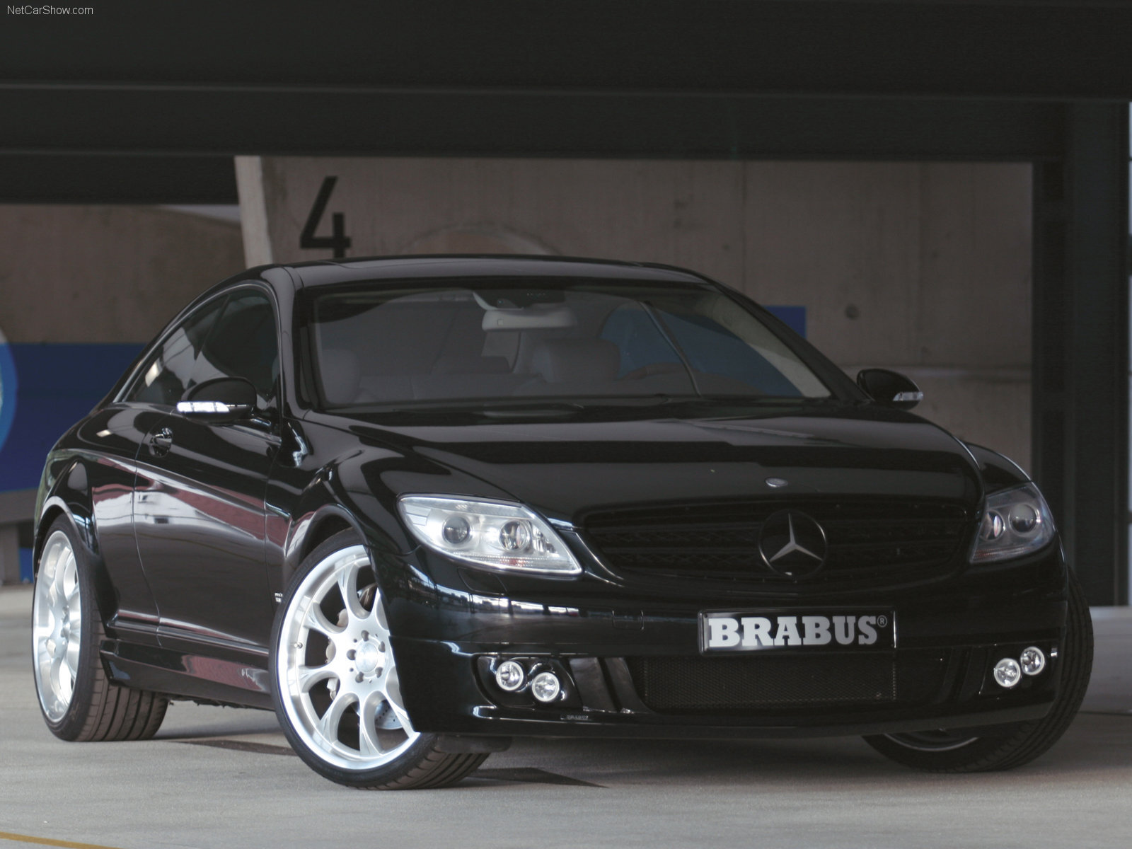 Cars brabus mercedes benz cl coupe Desk Mat Stitched