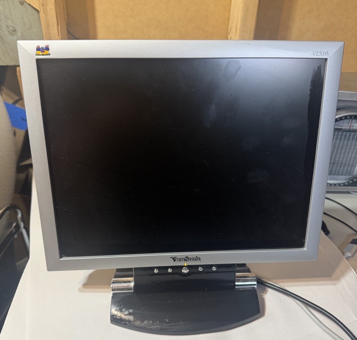 Viewsonic VE510s 15” LCD Flat Panel VGA Computer Monitor W/VGA Cable WORKS
