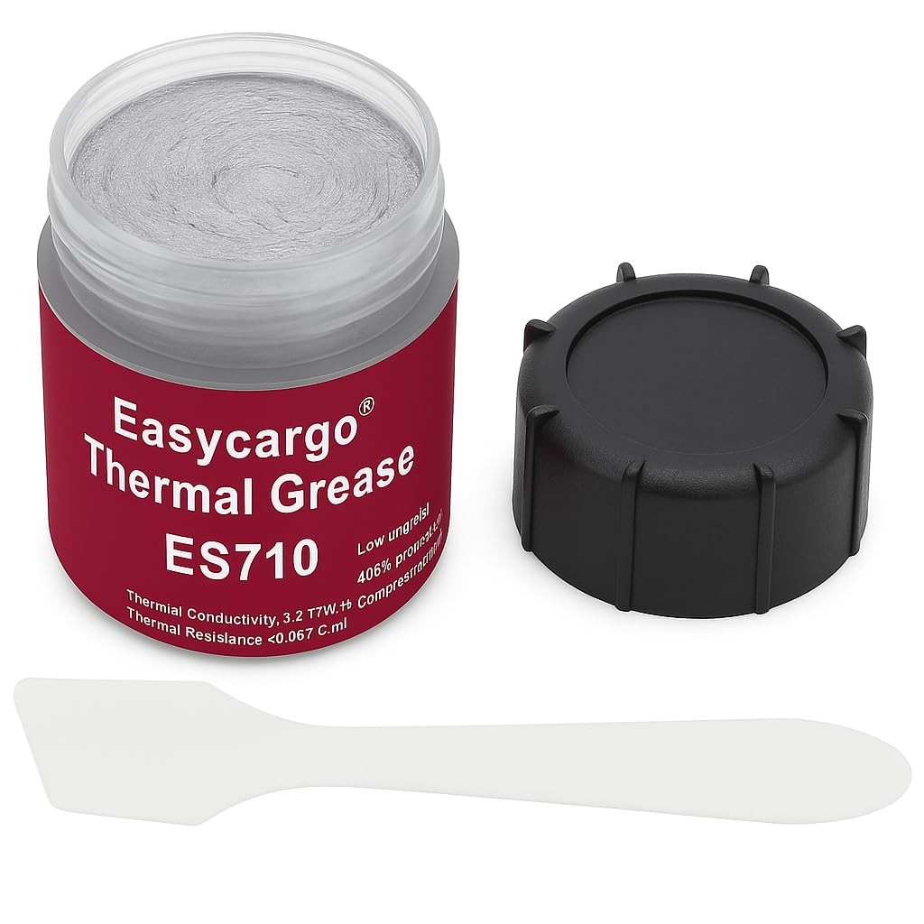 Easycargo 20g Silver Thermal Paste Grease for Cooling Heatsink Laptop PC Proc...