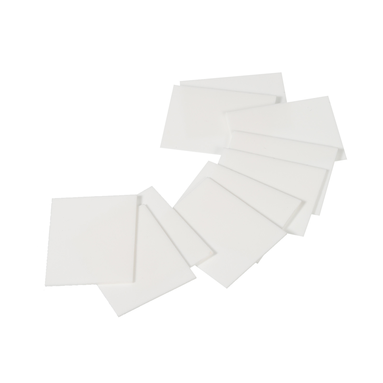 30pcs Alumina Ceramic Sheet Cooling Pad Insulating 28x22x0.65mm
