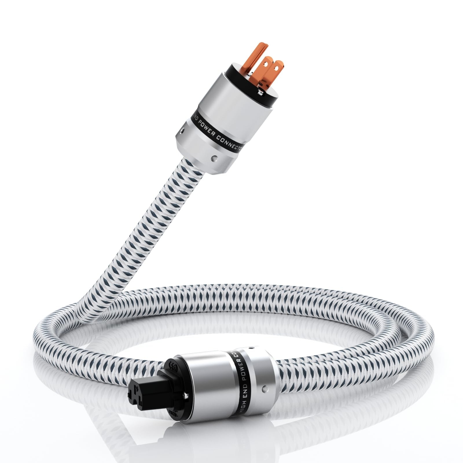 Monosaudio 12AWG Audio HiFi Power Cord Pure Copper Plug IEC320 C13