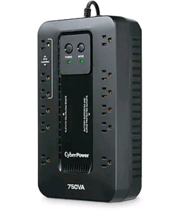 CyberPower EC750G-R 750VA/450W 12 Outlets Ecologic UPS - Brand New in Box