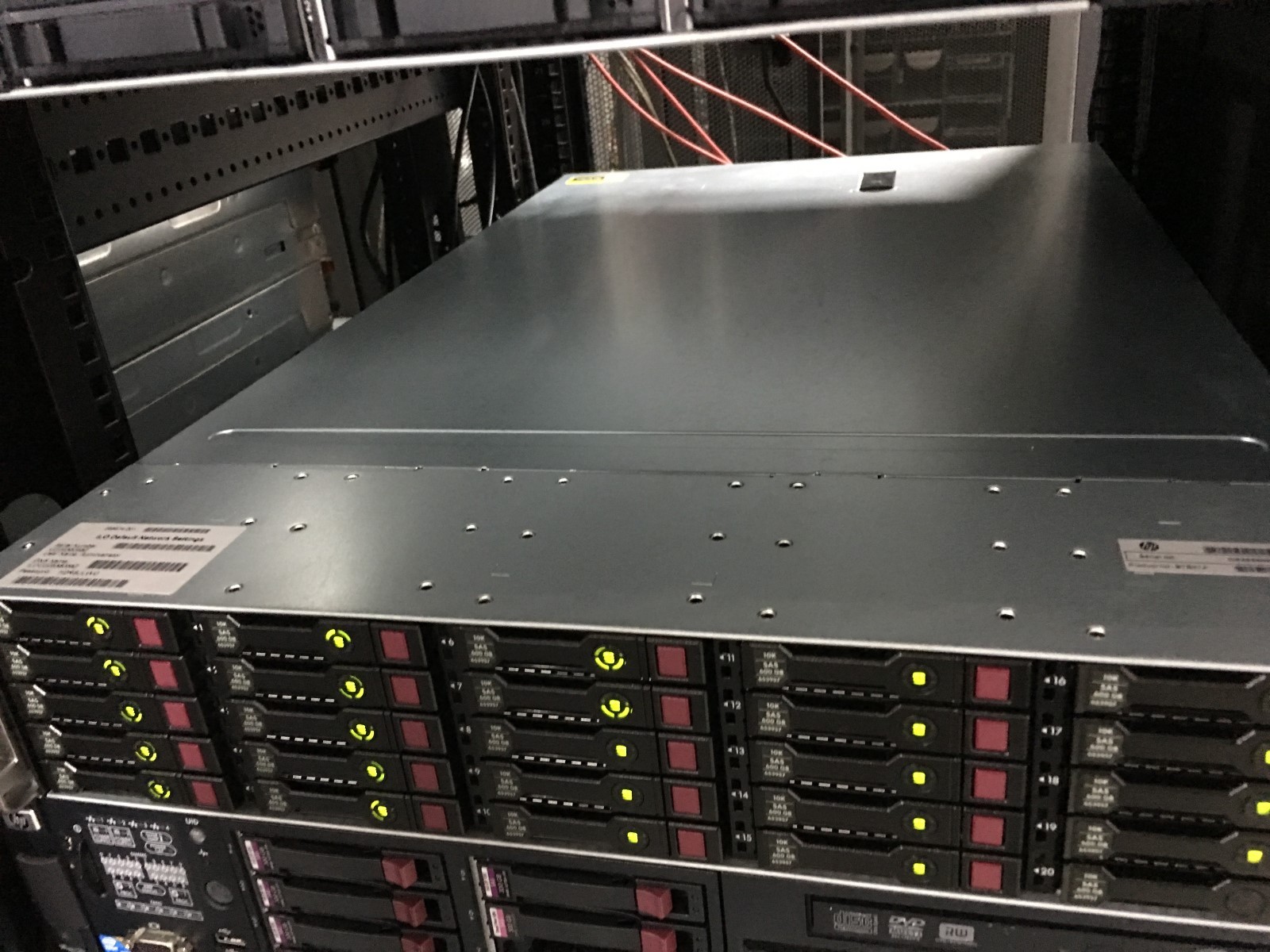 HP StoreVirtual 4730 FC 600GB SAS Storage **25 X 600GB  15TB **Licensed** 