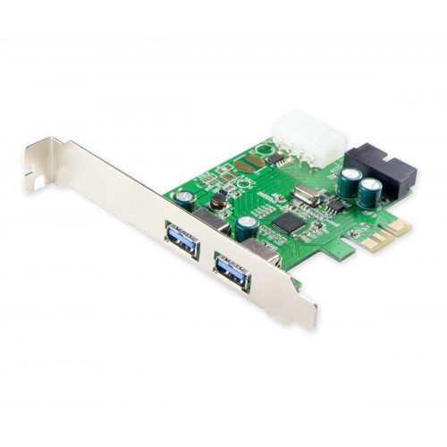 Syba SD-PEX20139 2 Port USB 3.0 and One USB 3.0 19 Pin Internal Header Card