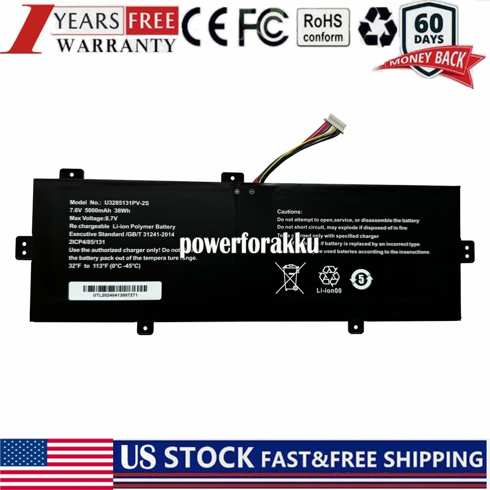 Battery U3285131PV-2S For Prestigio Smartbook 141 C7 PSB141C07CHH_MG GSP328513