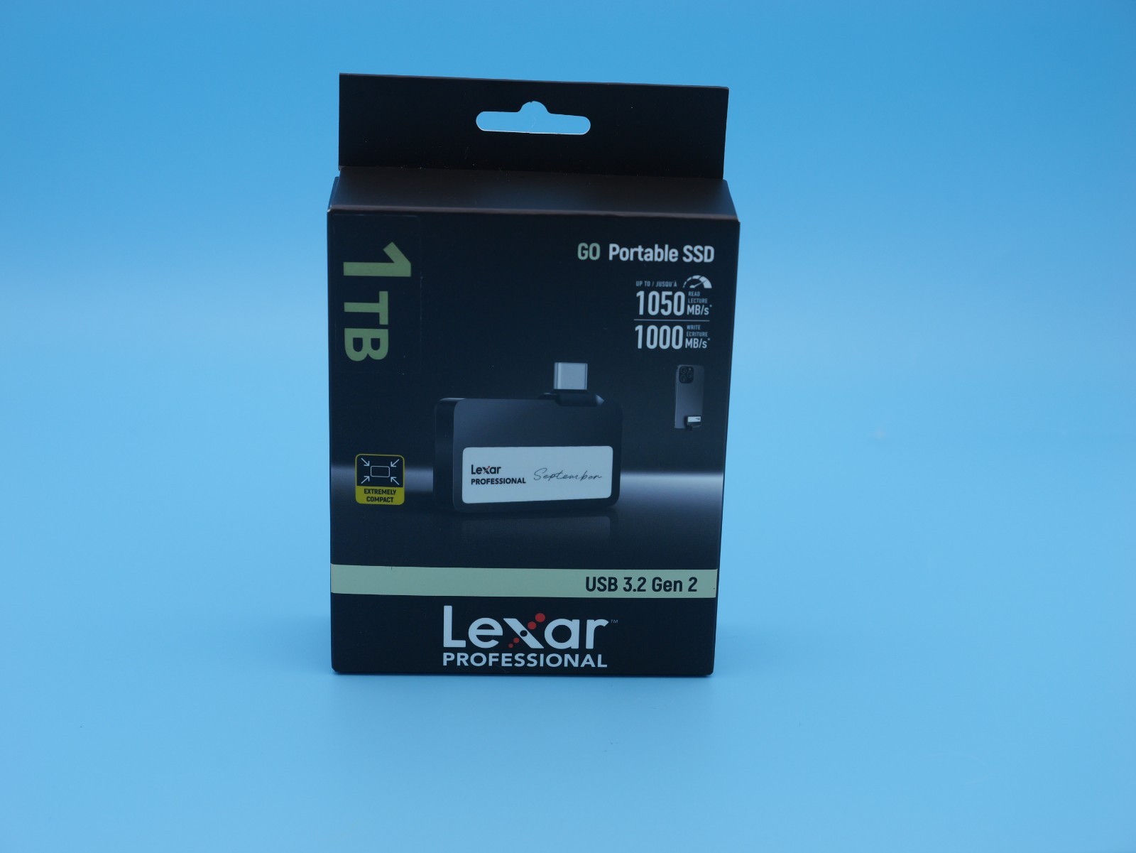 Lexar Professional Go 1TB Portable SSD (USB 3.2 Gen 2 Type-C) – Brand New & Seal
