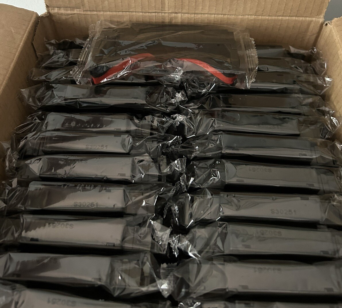 Bigger Ribbon Cartridges Erc30. 43pack. Black/red Individually Sealed Packaging