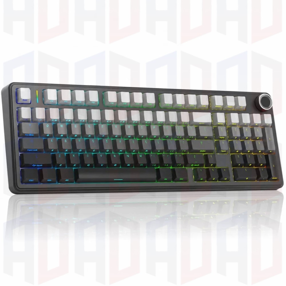 AULA F99 Pro Wireless Mechanical Keyboard Black/Grey - BRAND NEW