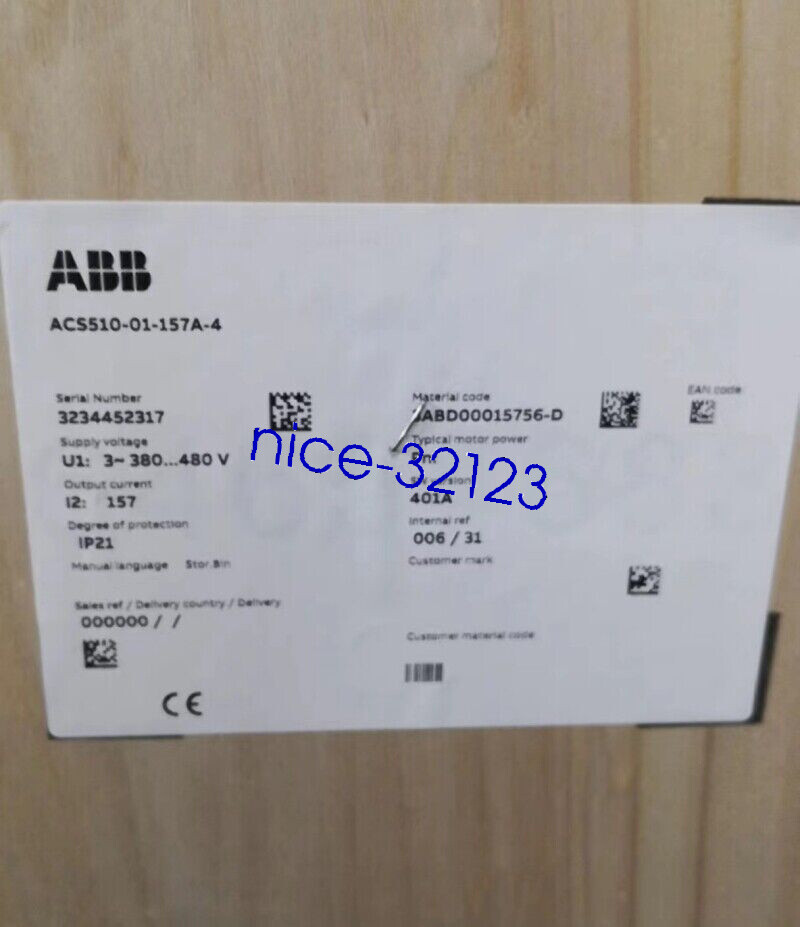 1pc ABB ACS510-01-157A-4 frequency converter 75KW